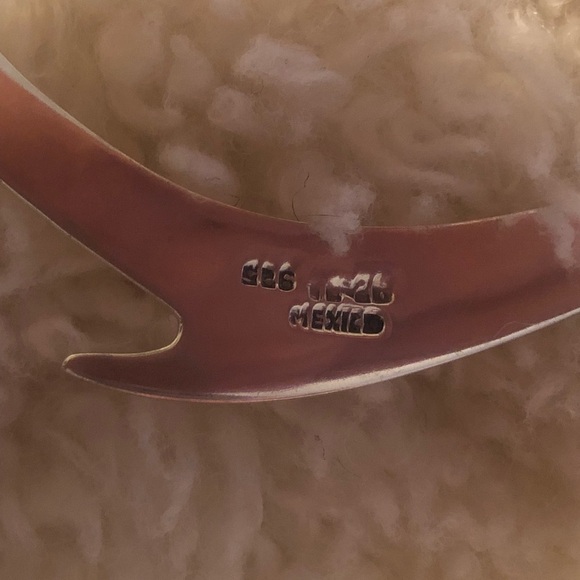 Vtg Taxco Sterling Silver Torque Torc Collar 12” End to End 2” Gap - Picture 6 of 7